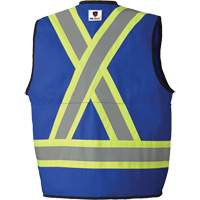 7733 Veste d'arpenteur ignifuge et r&eacute;sistant aux arcs &eacute;lectriques FR-Tech, Petit, Bleu royal, 9,7 cal/cm² Solutions industrielles ALPHA