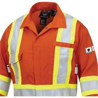7702W Combinaison FR-Tech ignifuge/contre les arcs pour femme, Taille T-petit, Orange haute visibilit&eacute;, 10 cal/cm² Solutions industrielles ALPHA