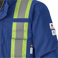 5523 Manteau de s&eacute;curit&eacute; ignifuge, Petit, Bleu royal, 58 cal/cm² Solutions industrielles ALPHA