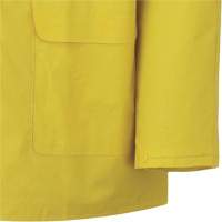 577J Veste imperm&eacute;able, Polyester/PVC, Petit, Jaune Solutions industrielles ALPHA