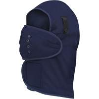 565N Doublure de casque de protection &agrave; col long, Doublure en Molleton, Taille unique, Bleu marin Solutions industrielles ALPHA