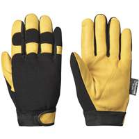 891 Mechanic's Style Insulated Ergonomic Gloves, Grain Goatskin Palm, Size Small Solutions industrielles ALPHA