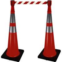 2308 Capuchon pour c&ocirc;ne de signalisation avec ruban de 10' pour barricade Solutions industrielles ALPHA