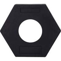 2320 Base de poteau d&eacute;lin&eacute;ateur empilable, 17 lb Solutions industrielles ALPHA