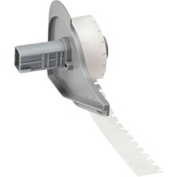 Harsh Environment Multi-Purpose Labels, Polyester, 0.35" L x 0.2" H, Black on Clear Solutions industrielles ALPHA