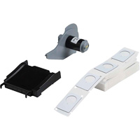 Raised Panel Labels, Polyester, 1.2" L x 1.9" H, White Solutions industrielles ALPHA