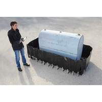 Ultra-275 Containment Sump&reg; Flexible Fuel Tank Container without Drain, 102" L x 48" W, 400 US gal. Capacity Solutions industrielles ALPHA