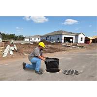 Round Ultra-Drain Guard&reg; Catch Basin Insert with Overflow Port, Oil & Sediment, 22" - 25" L x 22" - 25" W Solutions industrielles ALPHA