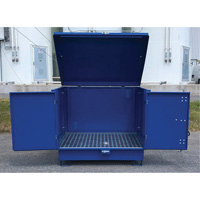 Ultra-Hard Top S4 Steel Spill Pallet, 61" L x 54.4" W x 52" H, 4700 lbs. Load Capacity Solutions industrielles ALPHA