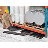 Ultra-Rack Containment Tray – plateau triple, 72" lo x 44" la x 2,8" h, Cap. de d&eacute;versement 24 gal. US Solutions industrielles ALPHA
