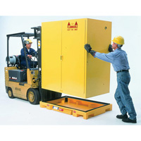 Double Drum Ultra-Safety Cabinet Bladder System, 63" lo x 38,5" la x 6,3" h, Capacit&eacute; de charge 3000 lb Solutions industrielles ALPHA