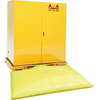Double Drum Ultra-Safety Cabinet Bladder System, 63" lo x 38,5" la x 6,3" h, Capacit&eacute; de charge 3000 lb Solutions industrielles ALPHA