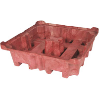 Bassin de retenue UltraSpill King (seulement), 51" lo x 51" la, 85 gal. US Capacit&eacute; Solutions industrielles ALPHA