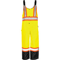 Salopette de s&eacute;curit&eacute; dhiver TO1, Polyester, Petit, Noir/Jaune lime haute visibilit&eacute; Solutions industrielles ALPHA