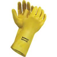 Gants r&eacute;utilisables Dura-Fit , Taille Petit/7, 12" lo, Latex, Doublure en Ouat&eacute;e, 20 mils Solutions industrielles ALPHA