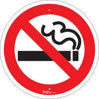No Smoking CSA Standard Safety Sign, 12" x 12", Aluminum, Pictogram Solutions industrielles ALPHA