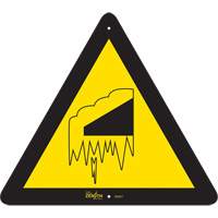 Falling Snow/Ice CSA Standard Safety Sign, 12" x 12", Aluminum, Pictogram Solutions industrielles ALPHA