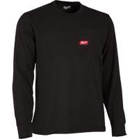 T-shirt &agrave; manches longues avec poches Gridiron, Hommes, Petit, Noir Solutions industrielles ALPHA