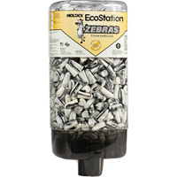 Distributeur de bouchons d'oreilles EcoStation avec des bouchons d'oreilles Zebras Solutions industrielles ALPHA