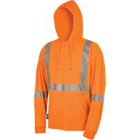 6964 Bird's-Eye Safety Hoodie, Small, High Visibility Orange Solutions industrielles ALPHA