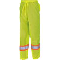 5670 Traffic Safety Pants, Polyester, 2X-Small/X-Small, High Visibility Lime-Yellow Solutions industrielles ALPHA