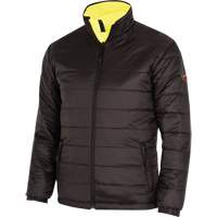 5771 Waterproof Reversible Safety Jacket, Polyester/Polyurethane, High Visibility Lime-Yellow, Small Solutions industrielles ALPHA