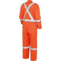 7708A Combines ignifuges et r&eacute;sistants aux arcs &eacute;lectriques &agrave; haute visibilit&eacute; The Rock FR-Tech, Taille 36, Orange haute visibilit&eacute;, 10 cal/cm² Solutions industrielles ALPHA