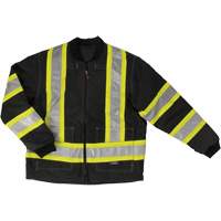 Ripstop 4-in-1 Safety Jacket, Polyester, Black, X-Small Solutions industrielles ALPHA