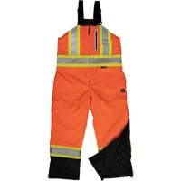 Salopette de s&eacute;curit&eacute; isolante en tissu ind&eacute;chirable, Polyester, T-petit, Orange haute visibilit&eacute; Solutions industrielles ALPHA