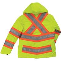 Womens Insulated Flex Safety Jacket, Polyester, High Visibility Lime-Yellow, X-Small Solutions industrielles ALPHA