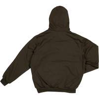 Chandail &agrave; capuche en molleton r&eacute;sistant &agrave; l'eau, Hommes, Petit, Noir Solutions industrielles ALPHA