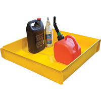Plateau utilitaire flexible, 12" lo x 12" la x Cap. de d&eacute;versement 2 gal. US Solutions industrielles ALPHA