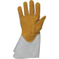 Gants de soudage 335DBP Endura, Cuir de vache refendu/Cuir d'&eacute;lan refendu, Taille Petit Solutions industrielles ALPHA