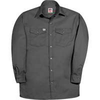 Chemise de travail &agrave; manche longue de premi&egrave;re qualit&eacute;, Hommes, Petit, Charbon Solutions industrielles ALPHA