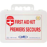 Shield First Aid Kit, Meets/Exceeds CSA Z1220-24 Type 2 Low-Risk Environment, Small (2-25 Workers) Solutions industrielles ALPHA