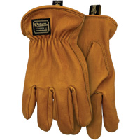 Gants r&eacute;sistants &agrave; la coupe The Duke 597CR, Taille Moyen, Enveloppe en Cuir de vache/Para-aramide/Polyester/Acier inoxydable, ASTM ANSI niveau A5 Solutions industrielles ALPHA