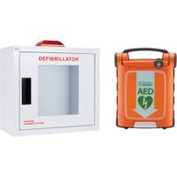 Trousse DEA Powerheart G5 avec armoire, Semi-automatique, Bilingue, Classe 3 Solutions industrielles ALPHA