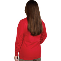 T-shirt &agrave; manches longues avec logo GRIDIRON, Femmes, T-petit, Rouge Solutions industrielles ALPHA