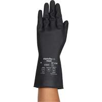 AlphaTec&reg; 87-118 Chemical-Resistance Gloves, Size Small/7, 12.6" L, Rubber Latex, Cotton Inner Lining, 31-mil Solutions industrielles ALPHA