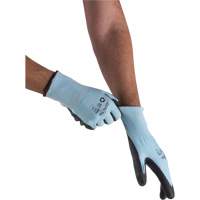 Gants &eacute;lastiques &eacute;cologiques r&eacute;sistants &agrave; la coupe, Taille 9, Calibre 13, Rev&ecirc;tement Polyur&eacute;thane, Enveloppe en PEHP/rPET, ASTM ANSI niveau A3 Solutions industrielles ALPHA