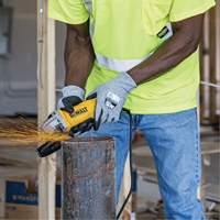 Gants de travail r&eacute;sistants &agrave; la coupe, compatibles avec &eacute;crans tactiles RWG566 AXIS, Taille T-petit, Calibre 18, Rev&ecirc;tement Polyur&eacute;thane, Enveloppe en Acier inoxydable/PEHP, ASTM ANSI niveau A5/EN 388 niveau E Solutions industrielles ALPHA