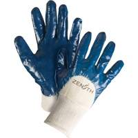 Gants &agrave; doublure interlock de poids moyen, 10/T-Grand, R&ecirc;vetement Nitrile, Enveloppe en Coton Solutions industrielles ALPHA