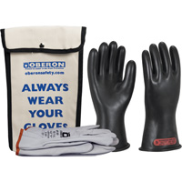 Class 0 Rubber Electrical Glove Kit, 8, 11" L, 20 cal/cm², NFPA 70E Solutions industrielles ALPHA
