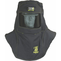 Cagoule de protection contre l'arc &eacute;lectrique TCG, Noir, 40 cal/cm², ANSI Z87.1/ASTM F1506/ASTM F1959/ASTM F2178/R&eacute;pond ou surpasse la norme CSA Z462/NFPA 70E, 4 Arc &eacute;lectrique EPI cat&eacute;gorie niveau Solutions industrielles ALPHA