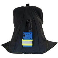 Cagoule de protection contre l'arc &eacute;lectrique TCG, Noir, 40 cal/cm², ANSI Z87.1/ASTM F1506/ASTM F1959/ASTM F2178/R&eacute;pond ou surpasse la norme CSA Z462/NFPA 70E, 4 Arc &eacute;lectrique EPI cat&eacute;gorie niveau Solutions industrielles ALPHA