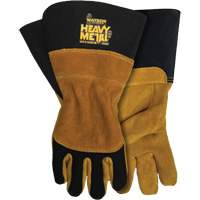 Black Velvet Mig/Stick Welding Gloves, Grain Elkhide, Size Small Solutions industrielles ALPHA