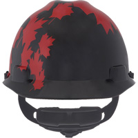 Casque sp&eacute;cialis&eacute; V-Gard, Suspension Rochet, Noir/Rouge Solutions industrielles ALPHA