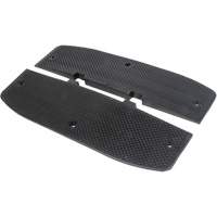 Embouts d'extr&eacute;mit&eacute;s pour bosse de d&eacute;c&eacute;l&eacute;ration, Caoutchouc, 2' lo x 16" la x 1-1/4" h Solutions industrielles ALPHA