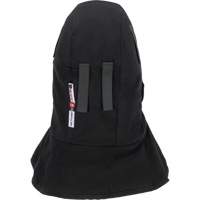 Doublure matelass&eacute;e ignifug&eacute;e Pioneer 765A pour casque de s&eacute;curit&eacute; avec un long cou et embout buccal amovible, Noir/Gris, Coton/FR-Tech/Modacrylique/Nylon Solutions industrielles ALPHA