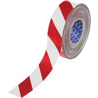 ToughStripe&reg; Max Floor Marking Tape, 2" x 100', Polyester, Red and White Solutions industrielles ALPHA